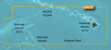 Garmin BlueChart g3 HD - HXUS027R - Hawaiian Islands - Mariana Islands - microSD/SD [010-C0728-20]