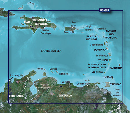 Garmin BlueChart g3 HD - HXUS030R - Southeast Caribbean - microSD/SD [010-C0731-20]