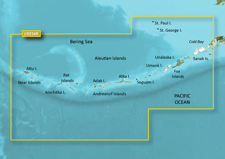 Garmin BlueChart g3 Vision HD - VUS034R - Aleutian Islands - microSD/SD [010-C0735-00]