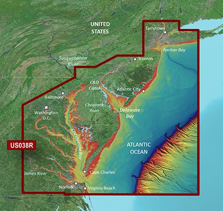 Garmin BlueChart g3 Vision HD - VUS038R - New York - Chesapeake - microSD/SD [010-C1004-00]