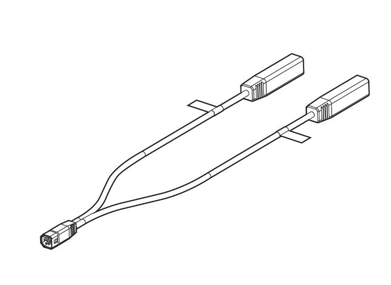 Humminbird 9 M SIDB Y 9-Pin Side Imaging Dual Beam Splitter Cable [720101-1]