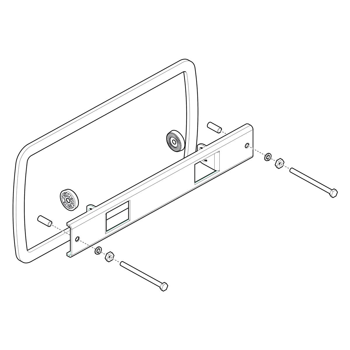 Humminbird IDMK H7R2 In-Dash Mounting Kit f/HELIX 7 G4 [740200-1]