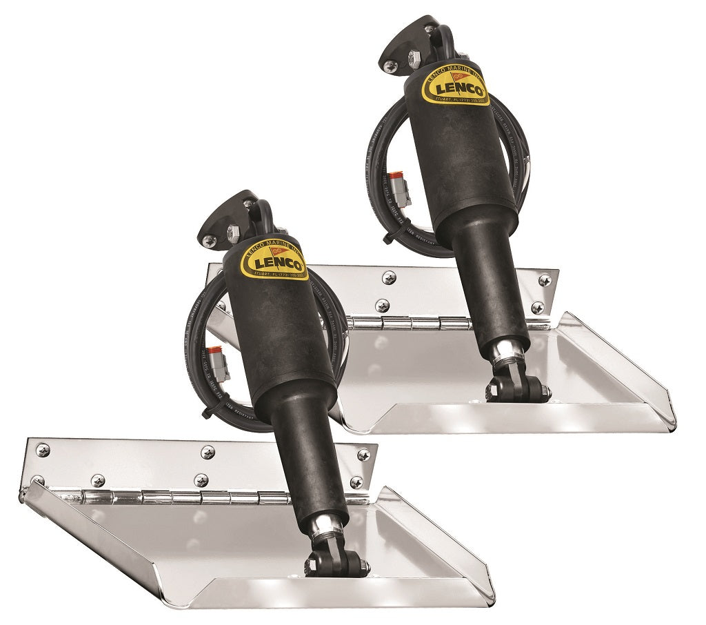 Lenco 9" x 9" Standard Performance Trim Tab Kit w/o Switch Kit 12V [15034-101]