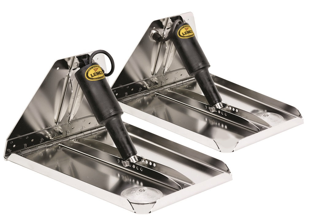 Lenco 16" x 12" Heavy Duty Performance Trim Tab Kit w/o     Switch Kit 12V [15043-101]