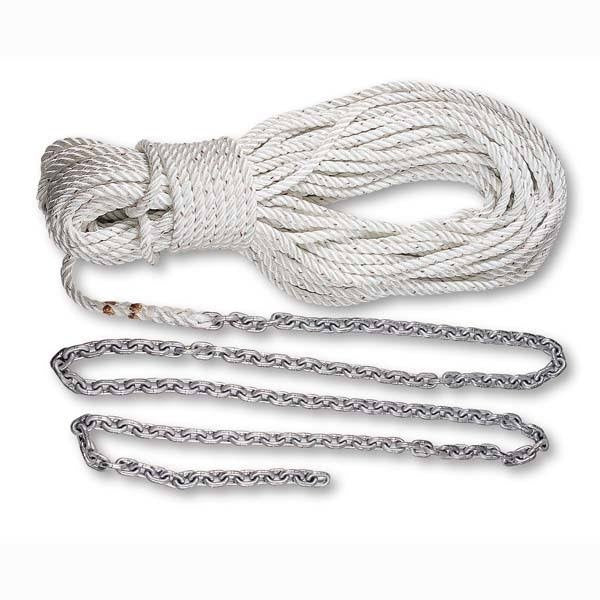 Lewmar Anchor Rode 5' of 1/4" G4 Chain  100' of 1/2" Rope w/Shackle [69000331]