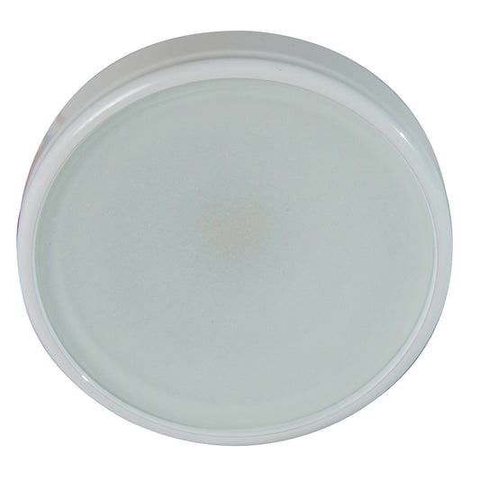 Lumitec Halo Flush Mount 5k White LED Down Light White Housing 12/24vDC