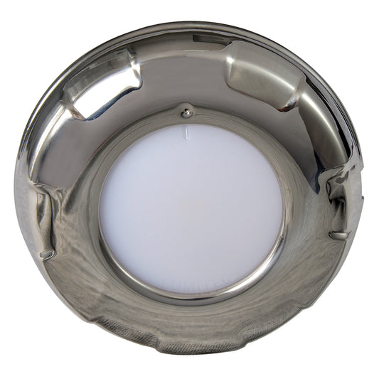 Lumitec Aurora Dome Light White/Red LED Stainless Finish 12/24v