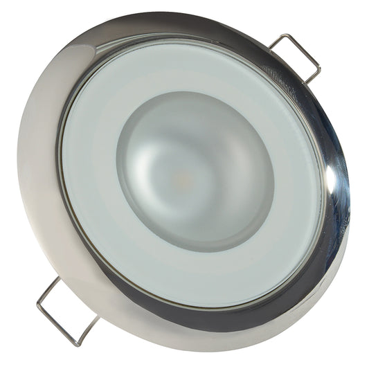 Lumitec Mirage Down Light White/Blue/Red Polished Finish