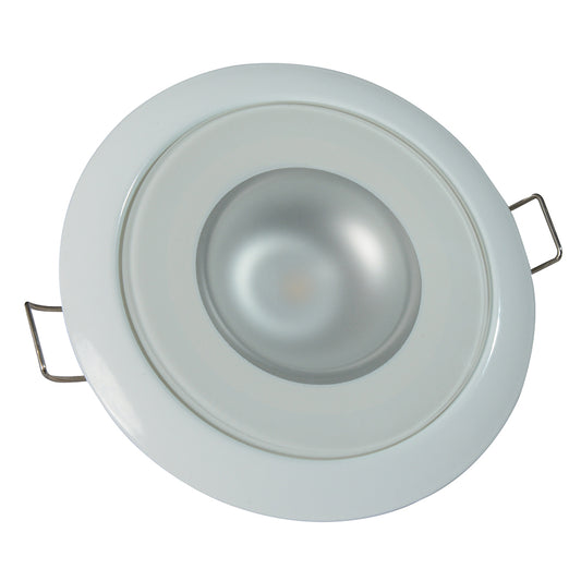 Lumitec Mirage Down Light White Finish Warm White LED
