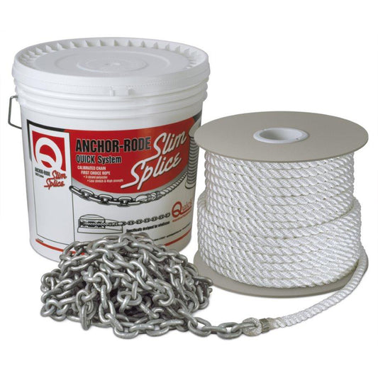 Quick Anchor Rode 30' of 8mm Chain 170' of ?" Rope