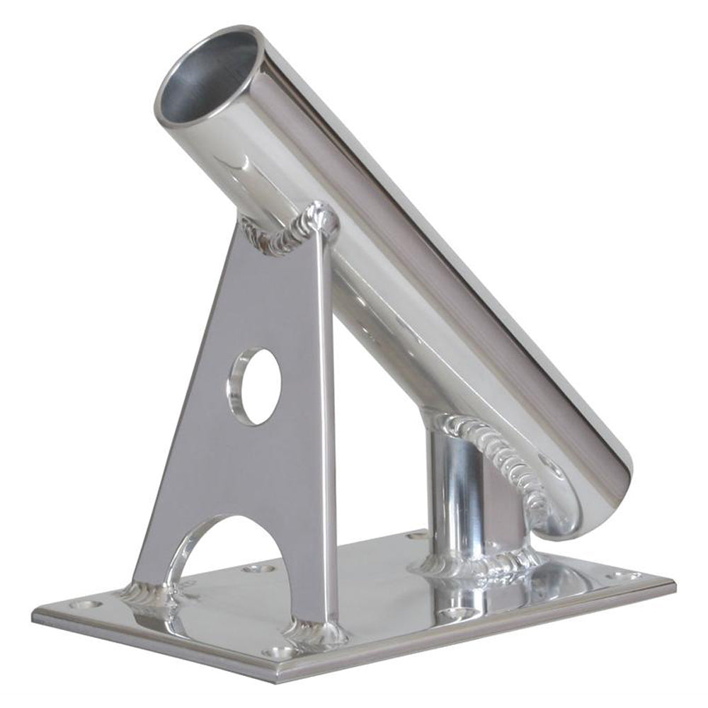 Lee's MX Pro Series Fixed Angle Center Rigger Holder - 45? - 1.5" ID - Bright Silver