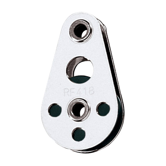 Ronstan Wire Block - Tubular Rivet Head w/Nylatron? Sheave - 25mm (1") Sheave Diameter