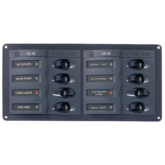 BEP 901H 8 Way DC Circuit Breaker Panel Horizontal