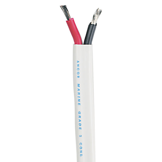Ancor Standard Duplex Cable - Flat 14/2 AWG - 2 x 2mm? Red/Black - 1,000'