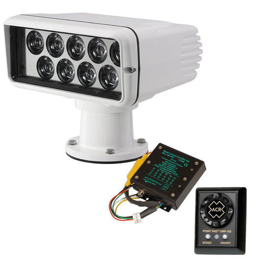 ACR RCL100 LED Seachlight With Point Pad 12/24V White Housing