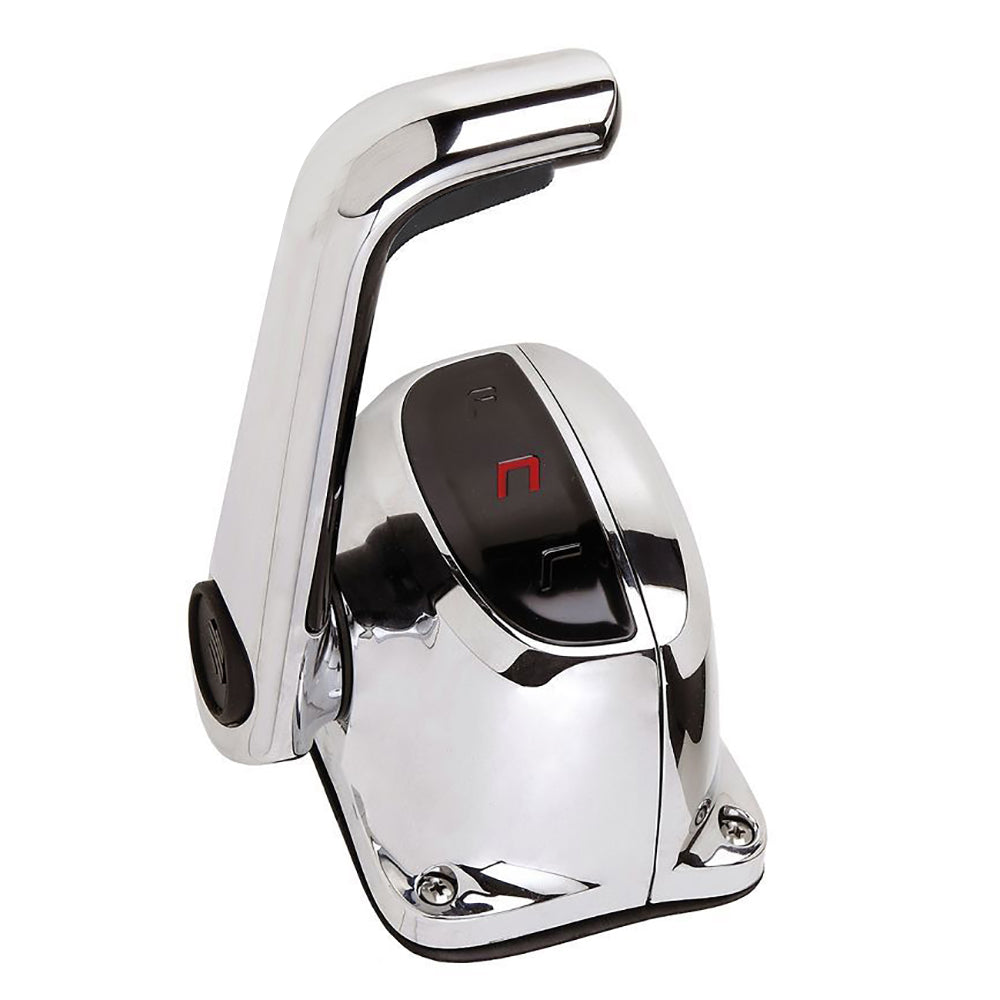 Uflex?Single Lever Top Mount Control w/Neutral Lock - No Trim Switch - Chrome