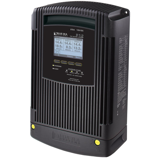 Blue Sea P12 Battery Charger 12v Output 120/230V Input 25Amp 3 Bank