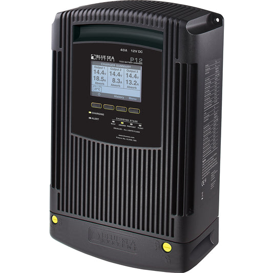 Blue Sea P12 Battery Charger 12v Output 120/230V Input 40Amp 3 Bank