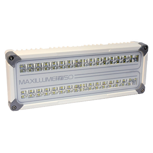 Lumitec Maxillume tr150 Flood White LED Surface Mount White Housing 12/24v