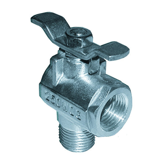 GROCO 1/2" NPT 90? Stainless Steel Fuel Valve
