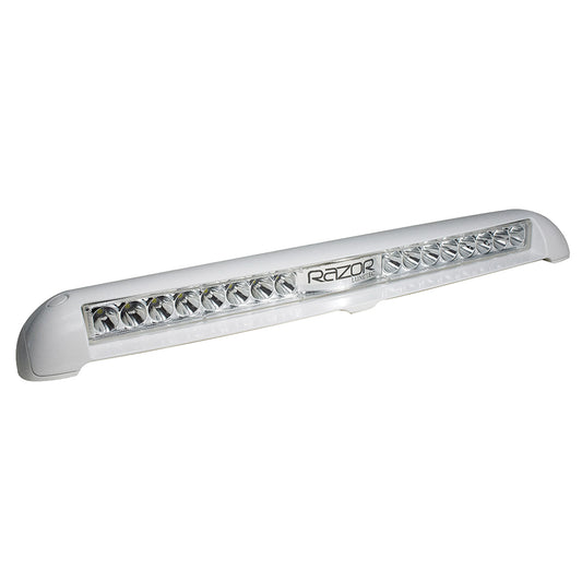 Lumitec Razor Spot Light Bar Flush Mount White LED White Housing 12/24v