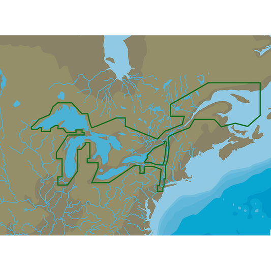 C-MAP 4D NA-D061 Great Lakes & St Lawrence Seaway -microSD/SD