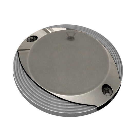 Lumitec Scallop Pathway Light Warm White 10-30vDC Stainless Steel  Housing