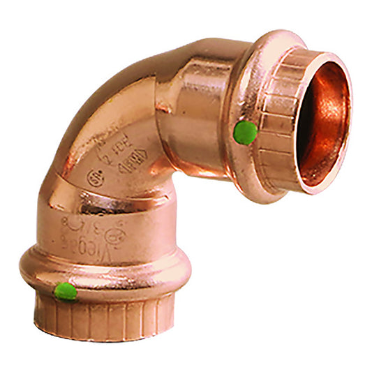 Viega ProPress 2" - 90? Copper Elbow - Double Press Connection - Smart Connect Technology