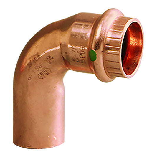 Viega ProPress 1" - 90? Copper Elbow - Street/Press Connection - Smart Connect Technology