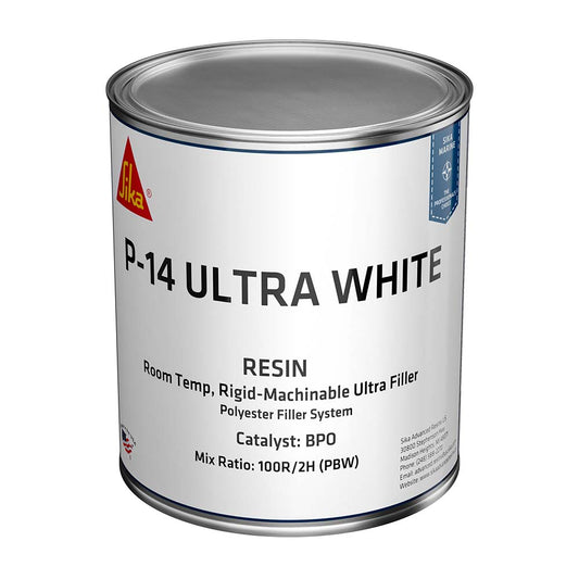 Sika SikaBiresin? AP014 Polyester Fairing Compound White Base Quart Can BPO Hardener Required