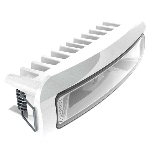 Lumitec Capri3 Flood Light RGBW Spectrum LED Flush Mount  White 12/24v