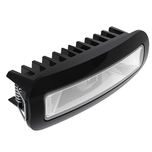 Lumitec Capri3 Flood Light White/Red LED's Dimmable Flush Mount Black 12/24v