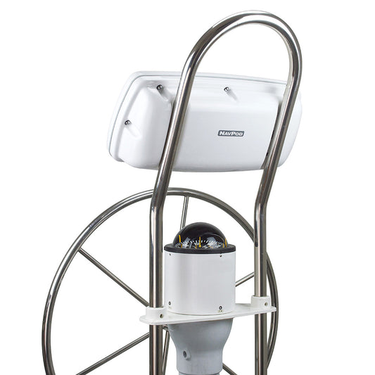 NavPod SystemPod Pre-Cut f/Raymarine Axiom 9/Axiom+ 9 on Right & 1 Instrument (3.6* hole) on Left f/12* Wide Guard