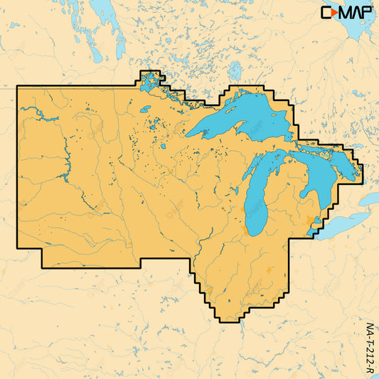 C-MAP REVEAL* X - U.S. Lakes North Central