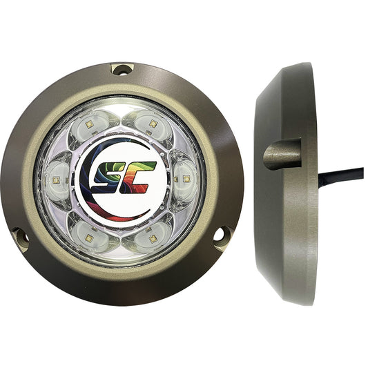 Shadow-Caster SC3 Series Underwater Light - Full-Color Change - 12-Color Standard or Unlimited Colors w/Shadow-NET?