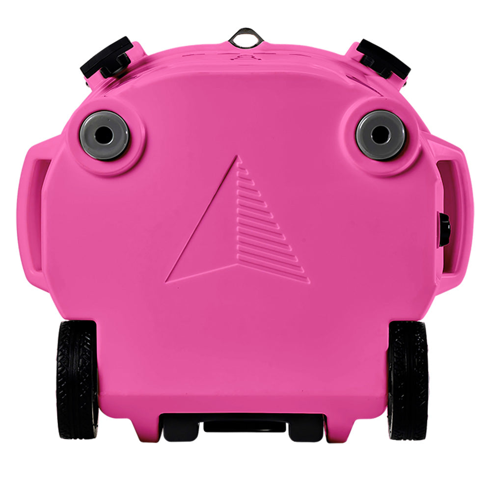 LAKA Coolers 30 Qt Cooler w/Telescoping Handle & Wheels - Pink