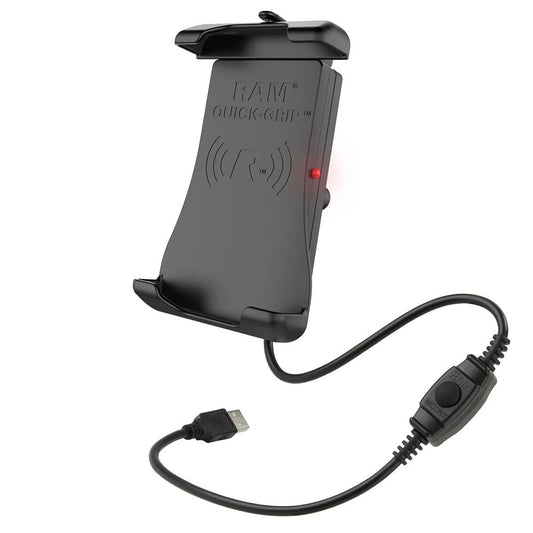 RAM Mount RAM Quick-Grip 15W Waterproof Wireless Charging Holder w/Ball [RAM-HOL-UN14WB-1]