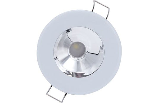 Lumitec Illusion Down Light Warm White LED White Mirror Reflector 10-30v