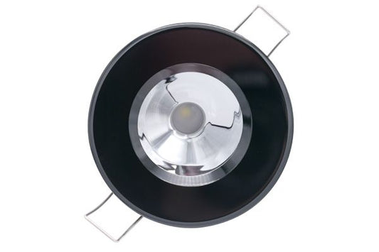 Lumitec Illusion Down Light Cool White Spectrum LED Black Mirror Reflector 10-30v