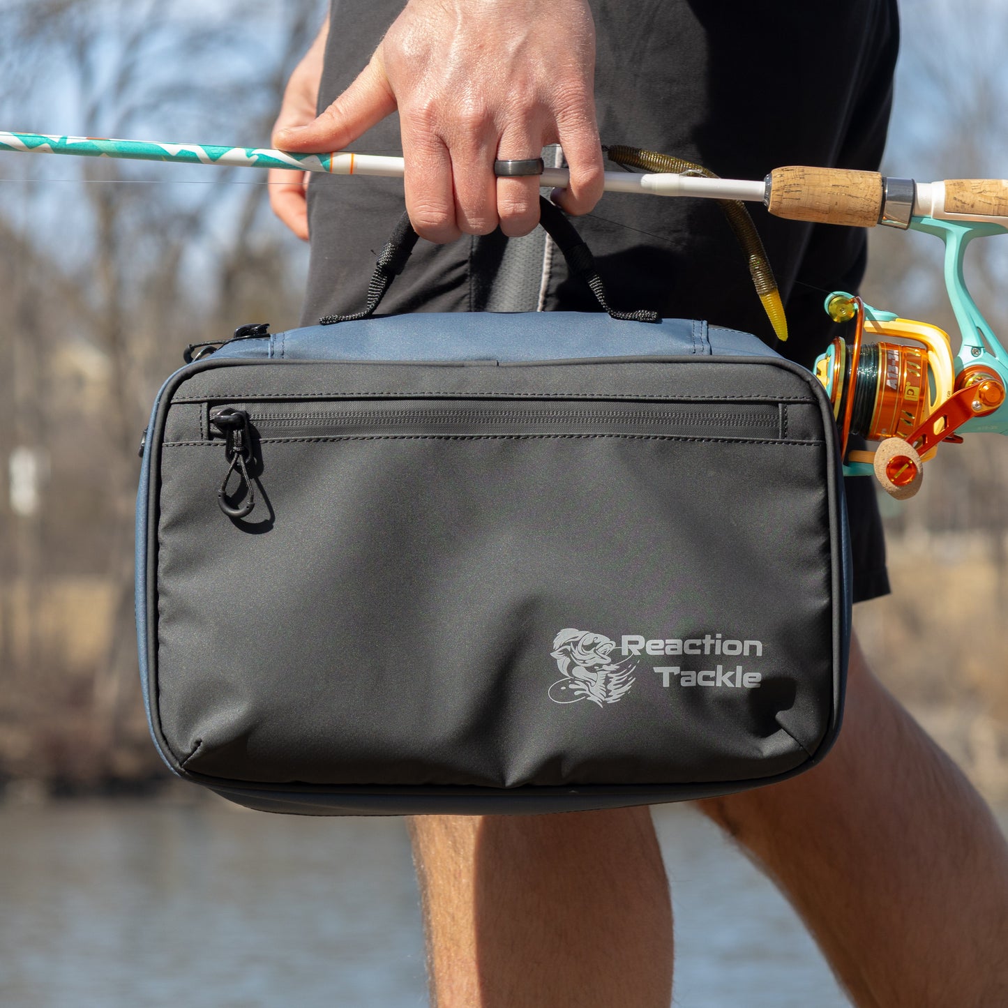 Reaction Tackle Splash Proof Bait Binder and Tackle Storage - New