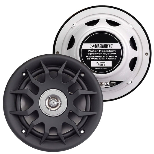 AquaVibe WR6LS | 6.5" Water-Resistant 2-Way Speakers | Sold as a Pair