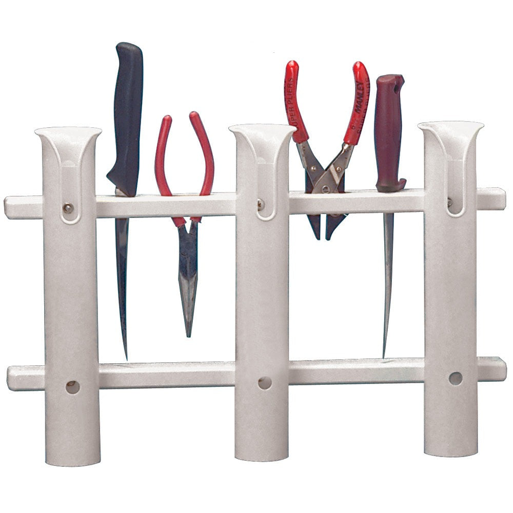 TACO 3-Rod Poly Rod Rack - White [P03-063W]