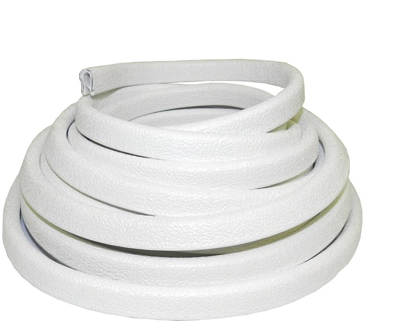 TACO Flexible Vinyl Trim - 1/4" Opening x 1/2"W x 25'L - White [V30-1008W25-1]