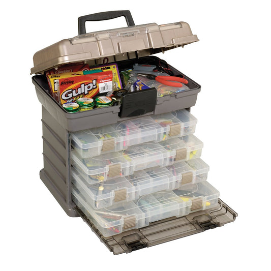 Plano Guide Series Stowaway Rack Tackle Box System - Graphite/Sandstone [137401]