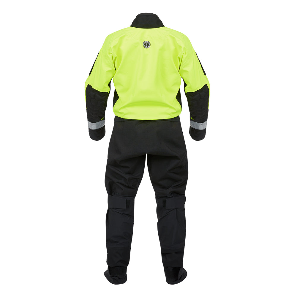 Mustang Sentinel Series Water Rescue Dry Suit - Fluorescent Yellow Green-Black - XXXL Short [MSD62403-251-3XLS-101]