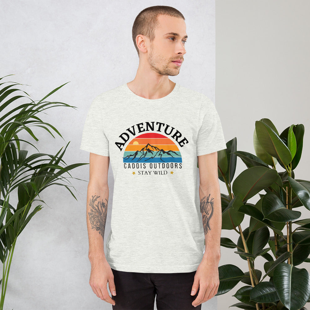 Caddis T-Shirt - Stay Wild - Black Lettering