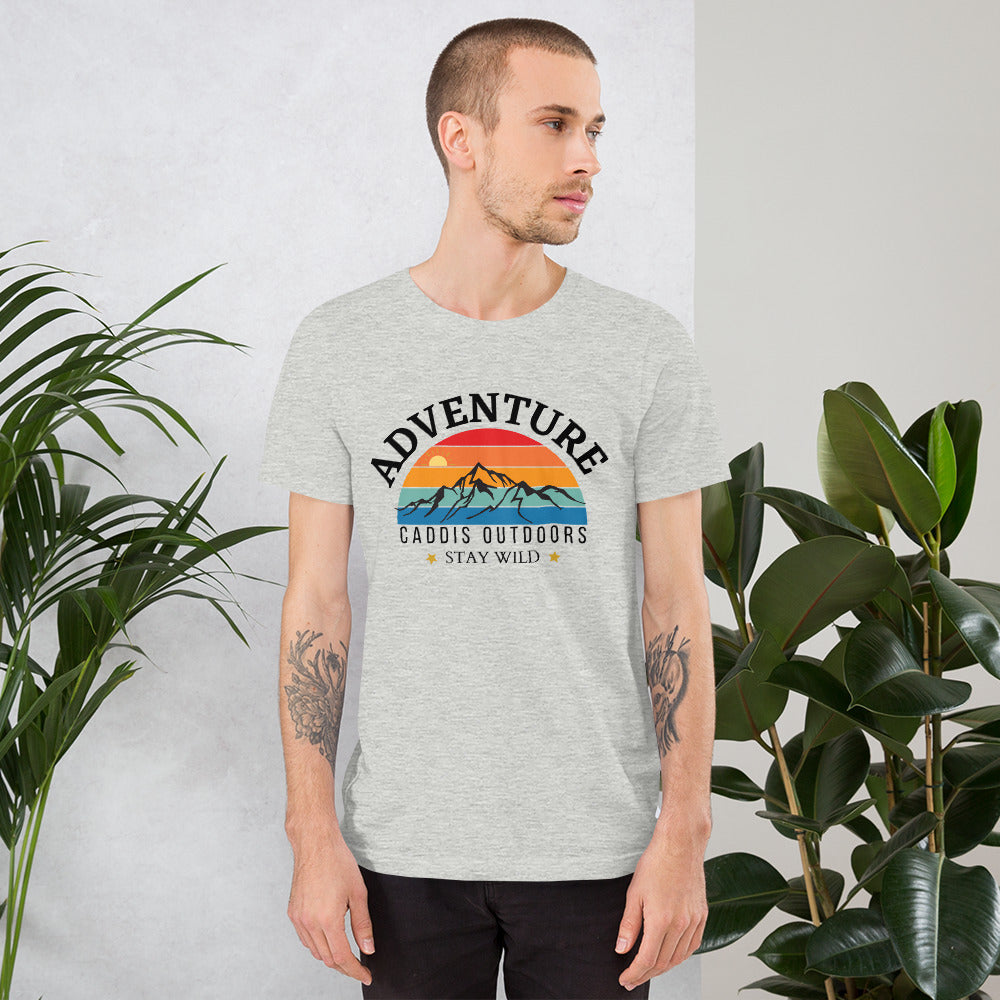 Caddis T-Shirt - Stay Wild - Black Lettering