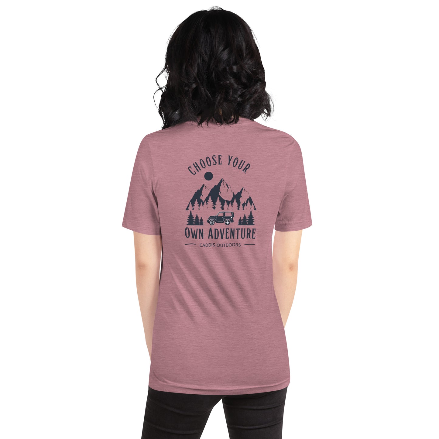 Caddis T-Shirt - Choose Your Own Adventure - Black Lettering