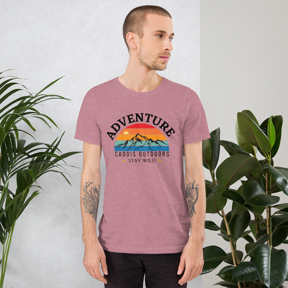 Caddis T-Shirt - Stay Wild - Black Lettering