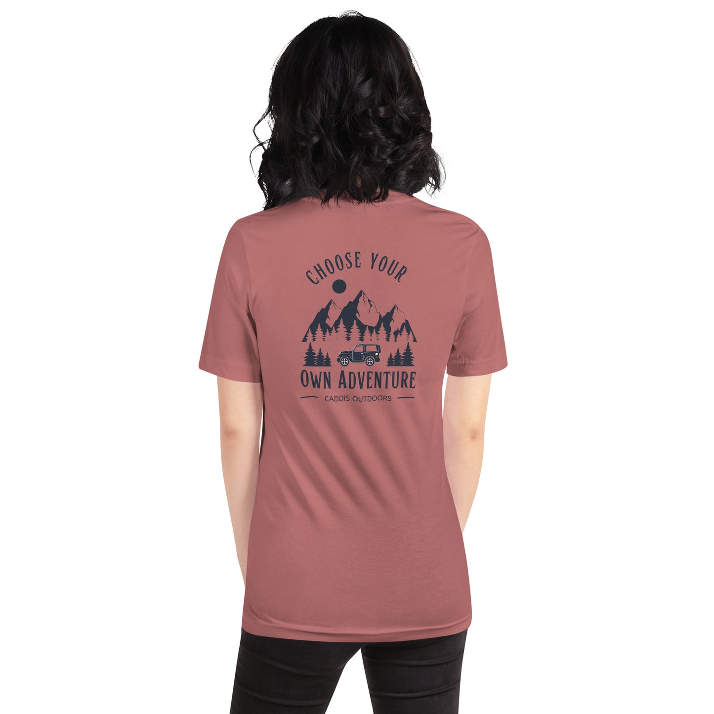 Caddis T-Shirt - Choose Your Own Adventure - Black Lettering